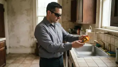 Electrician tests GFCI outlets near sinks in a New Orleans, LA home for ground-fault protection