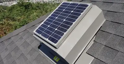 attic fan installation services with energy-efficient roof-mounted ventilation system in New Orleans, LA