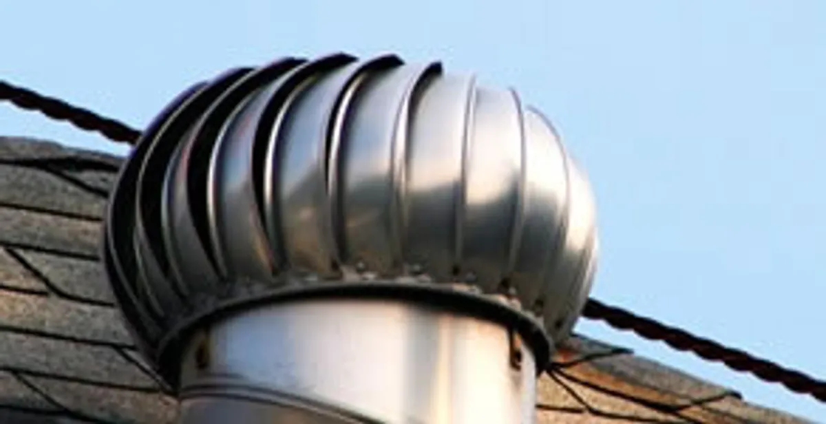 attic fan installation services with professionally installed roof ventilation unit in New Orleans, LA