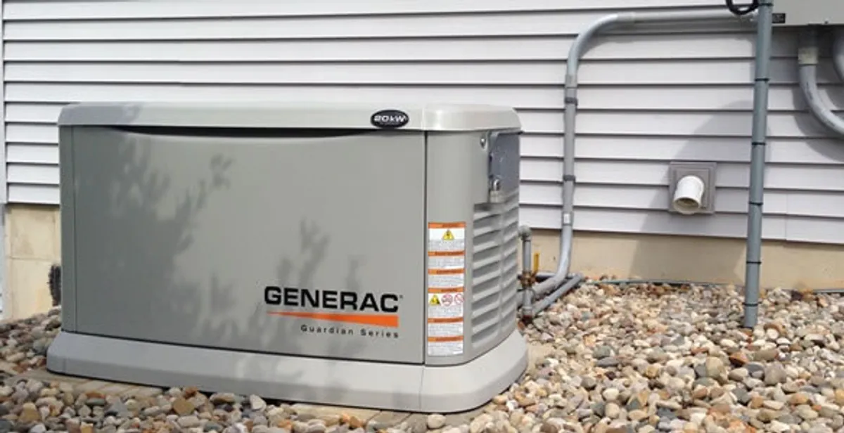generator installation service featuring outdoor standby generator setup by licensed electricians in New Orleans, LA