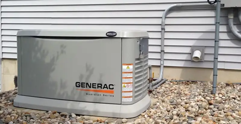 generator installation service featuring outdoor standby generator setup by licensed electricians in New Orleans, LA