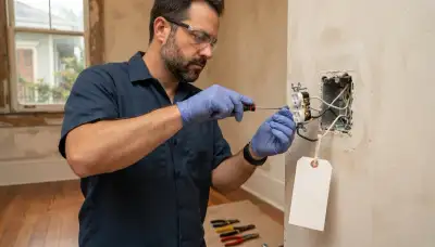 New Orleans, LA electrician replacing a failed outlet with secure screw-terminal connections