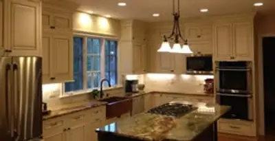 Recessed lighting installation enhancing interior lighting by professional electricians in New Orleans, LA