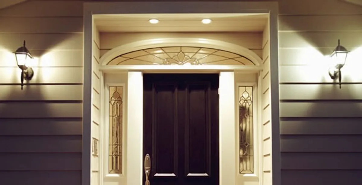 security light installation services with professionally installed entryway lighting in New Orleans, LA