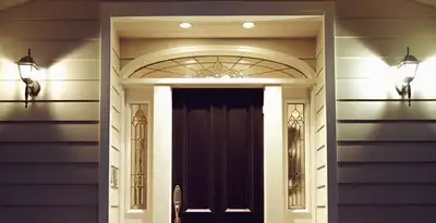 security light installation services with professionally installed entryway lighting in New Orleans, LA